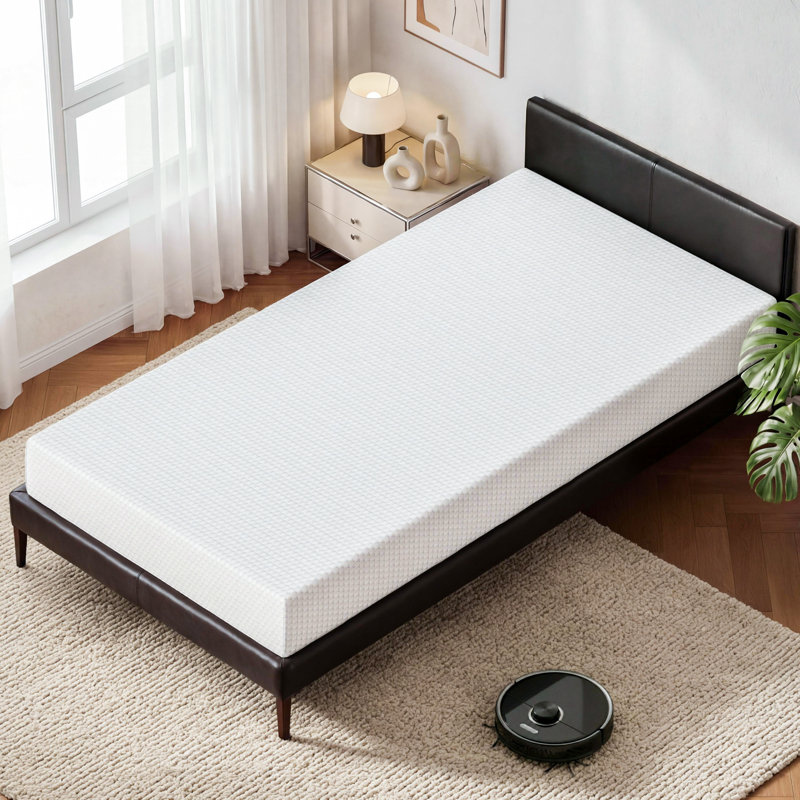 Medium Firm Cooling Gel Memory Foam Mattress in A Box with Removable Cover, 6", Full