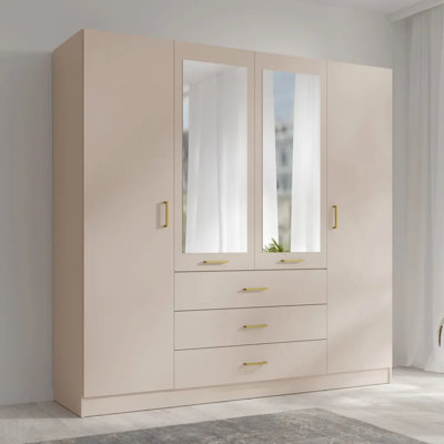 Blasien 4 Door Wardrobe