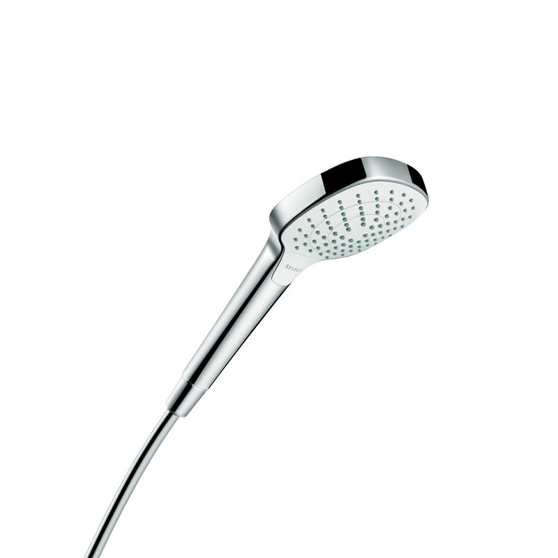 Pomme de douche à main Crario Select E 110 Vario-Jet, Chrome