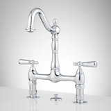 Bridge Widespread Bathroom Faucet with Lever Handles