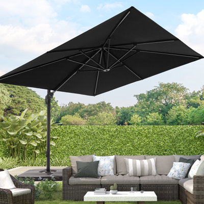 Setareh 10x10' Cantilever Umbrella with a Base