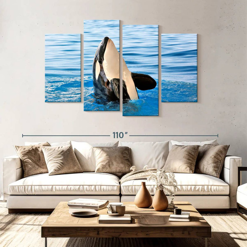 Brampt Orca Sighting, 54"H x 84"W
