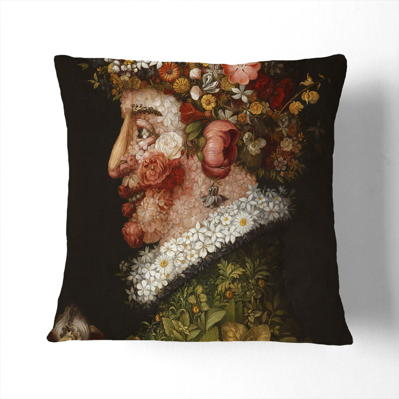 Spring Scatter Cushion, 40cm H x 40cm W x 15cm D