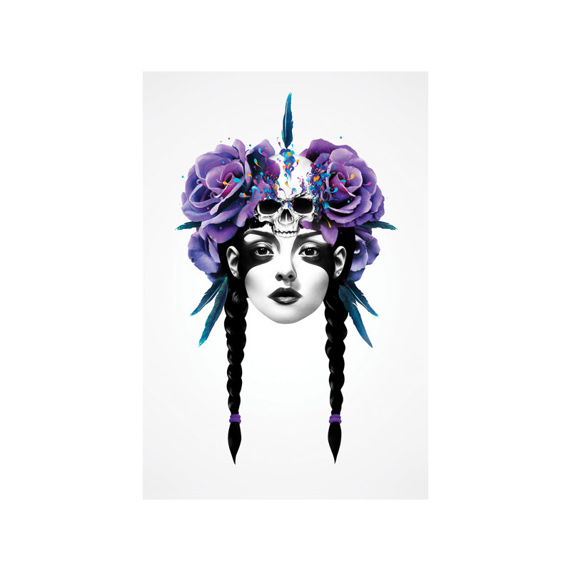 New Way Warrior - Wrapped Canvas Print, 66.04 cm H x 45.72 cm W x 1.91 cm D