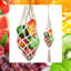 Panier à fruits suspendu 2 pièces