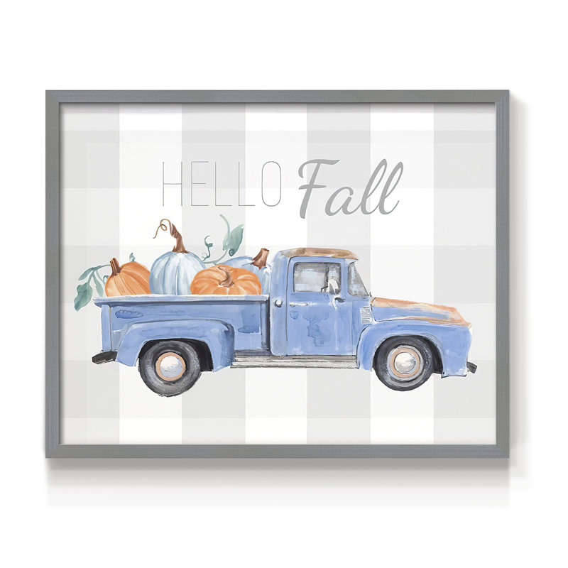 «Happy Harvest II», reproduction encadrée, Gris, H 16 po x l 20 po