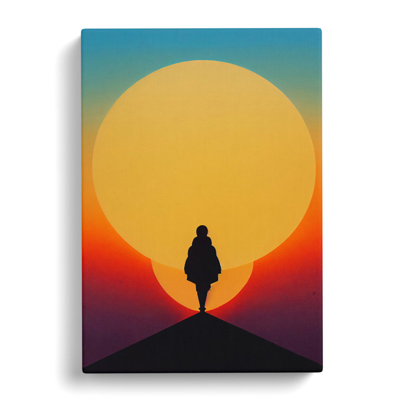 Royal Sunset - Wrapped Canvas, 76cm H x 50cm W x 3cm D