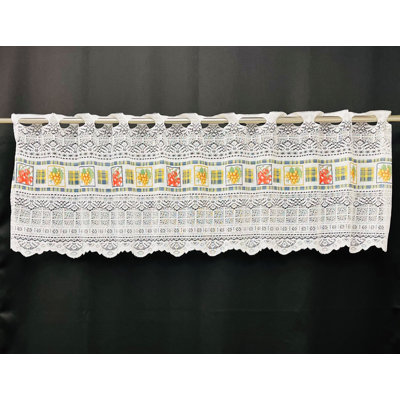 Cantonnière en dentelle (60 po x 17 po) - Imprimé