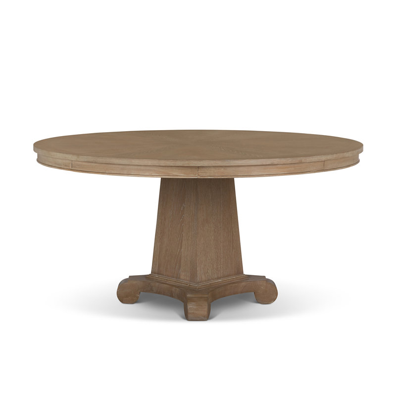 Round Dining Table, Natural Wood, Natural Wood