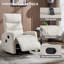 Fauteuil inclinable manuel pivotant en chenille avec massage et chaleur-343435634