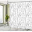 Ensemble de rideau de douche et crochets doodle-44330816