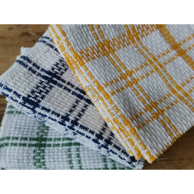 Cotton Jacquard Dish Cloth Kitchen Towel, Green