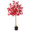 Arbre d'automne ficus d'automne - pièce ficus artificiel 60 po dans un ensemble autoportant-129588454-129588455