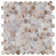 Conchella Hex Natural 11-1/2" x 11-5/8" Natural Shell Mosaic Wall Tile