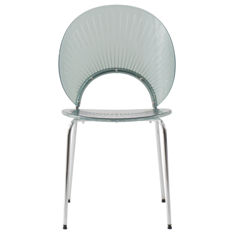 Kayahna 17.52'' H Metal Stacking Side Chair, 1, Amber