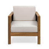 Oxly Acacia Premium All-Weather Wicker Outdoor Lounge Chair