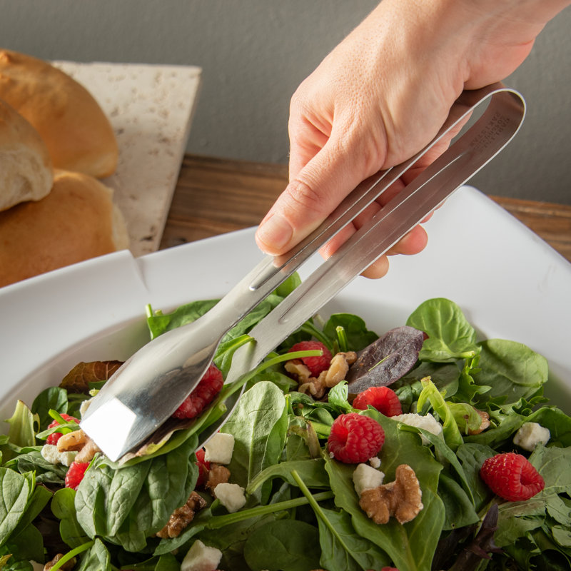 Pince à salade en acier inoxydable Carlisle Food Service Products Aria ™, 9"