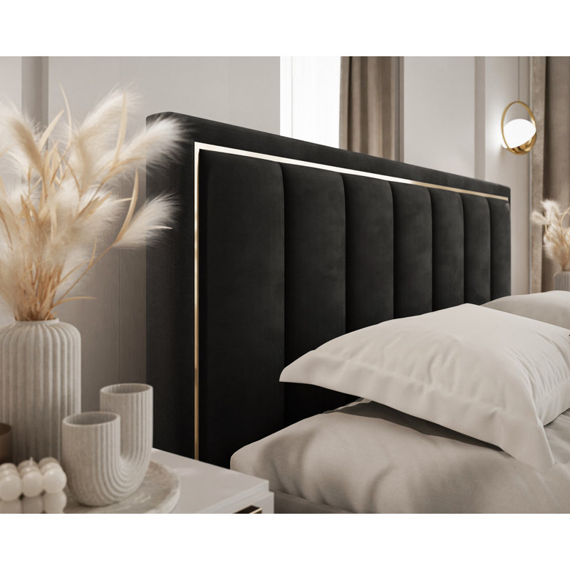 Bed, Small Double (4'), Black