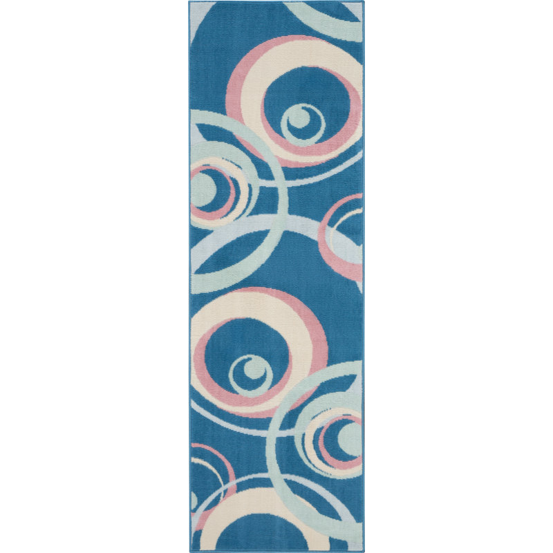 Zakirah Abstract Indoor Rug, Runner 2'2" x 7'6"