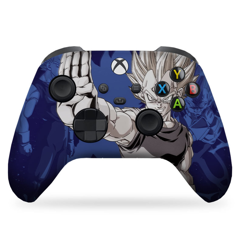 DreamController Vegetta contrôleur X-box personnalisé sans fil compatible avec X-box One / Series X / S Fièrement personnalisé aux États-Unis avec impression permanente par HYDRO-DIP (PAS JUSTE UNE PEAU) (MODDED)
