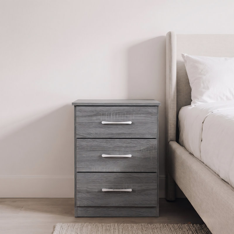 Ottawa Gray Nightstand, Gray