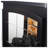 Three-sided Freestanding Electric Fireplace Stove Heater with Realistic 3D Flame Effect and Remote Control