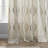 Alefiyah Embroidered Faux Linen Sheer Curtains for Bedroom & Living Room Window Curtain Single Panel Drape-1598854930-1598854931