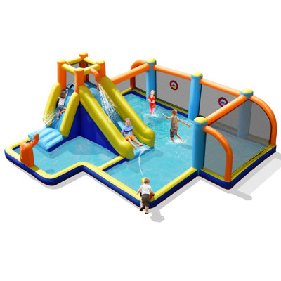 Terri Giant Inflatable Soccer Field and Slide
