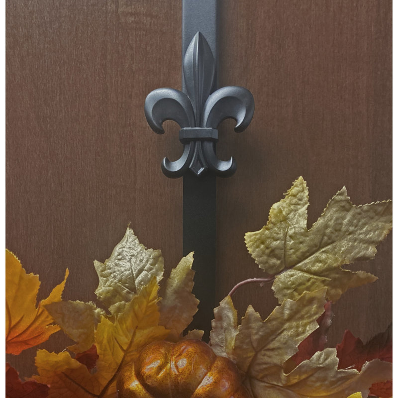 Support à couronne ajustable Adapt avec icône fleur de lis, Noir, 2
