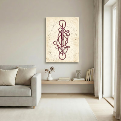 Ensemble de 1 tableau sur toile à nœud complexe