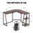 Silvia L-Shaped Writing Desk