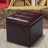 Plainview Faux Leather Ottoman-33455236