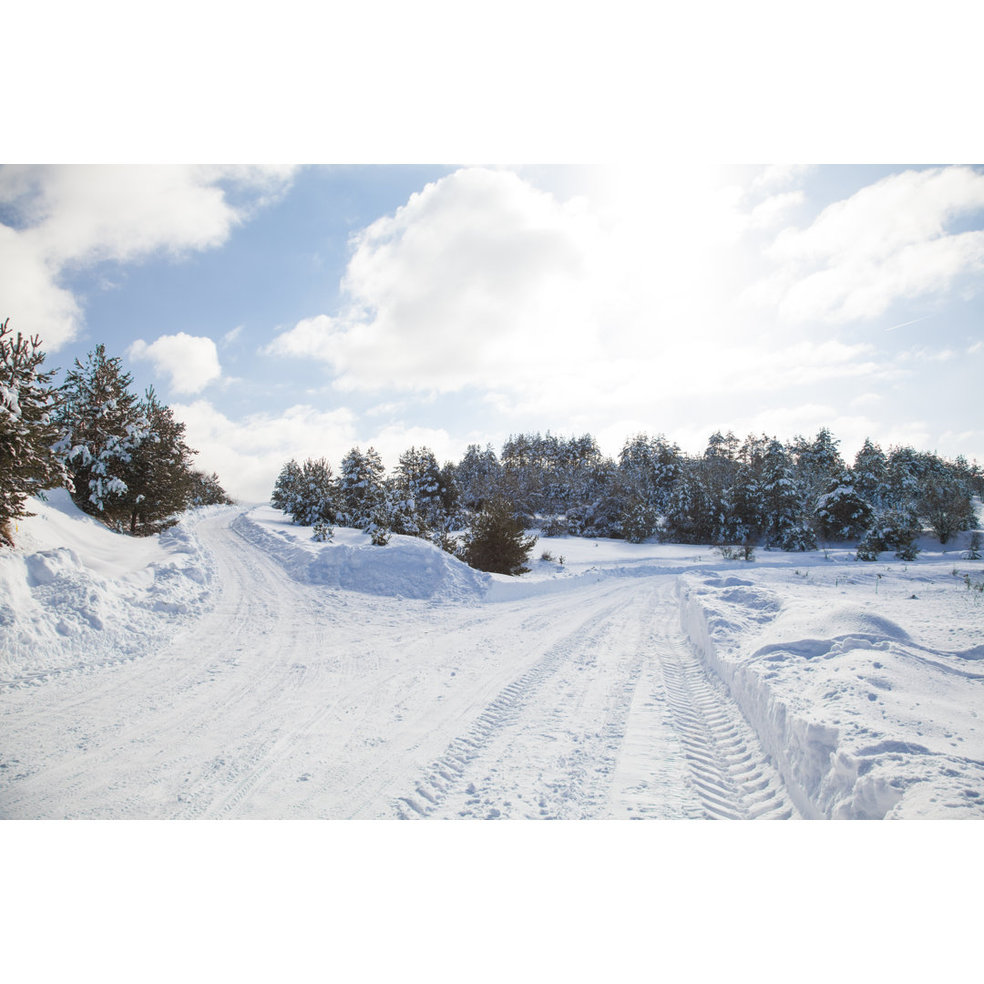 Schöne Winterlandschaft von Eli_asenova - Drucken