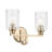 14.25" 2-Light Vanity Light with Glass-108202171-108202172