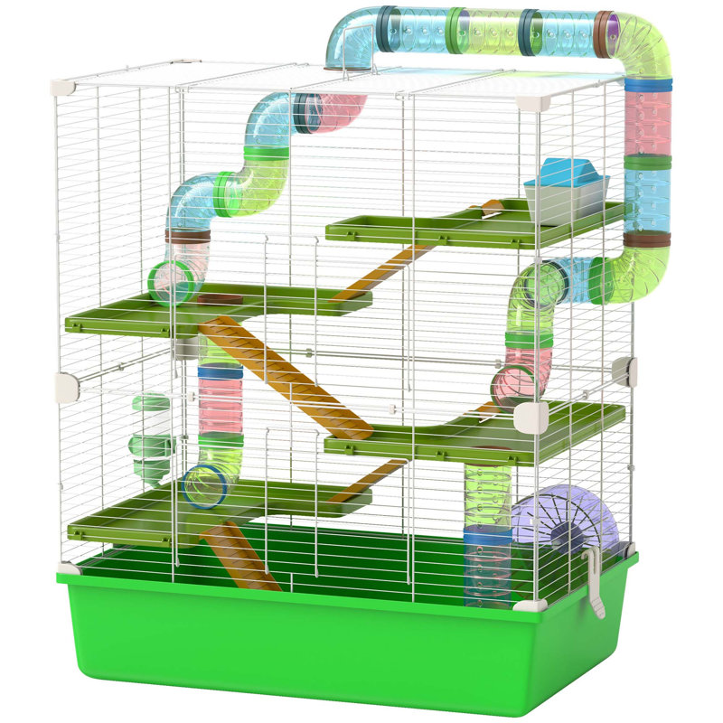 Cage à hamster polyvalente avec plusieurs caractéristiques de jeu et conception portable