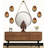 Deziree 5.11'' H Metal Wall Tealight Holder