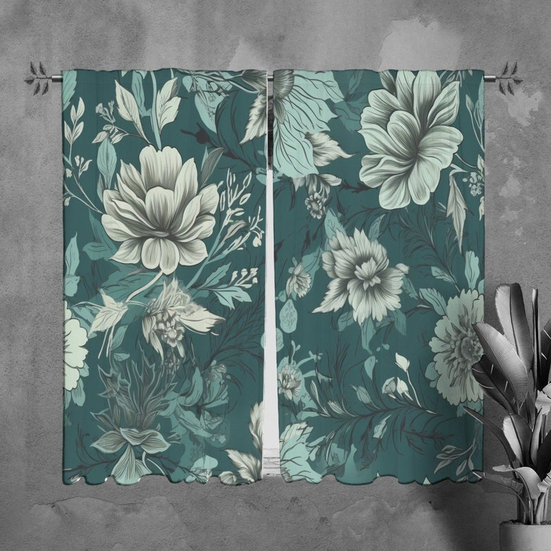 Paire de rideaux obscurcissant en polyester Hogen, L 40 po x L 61 po