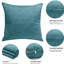 Aspire Homeware Diamond-Pattern Square Velvet Cushion Cover-214866928-215452028