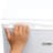 CCFE Series Commercial Cool Upright Freezer, Stand Up Freezer 2.8 Cu Ft with Reversible Door, White