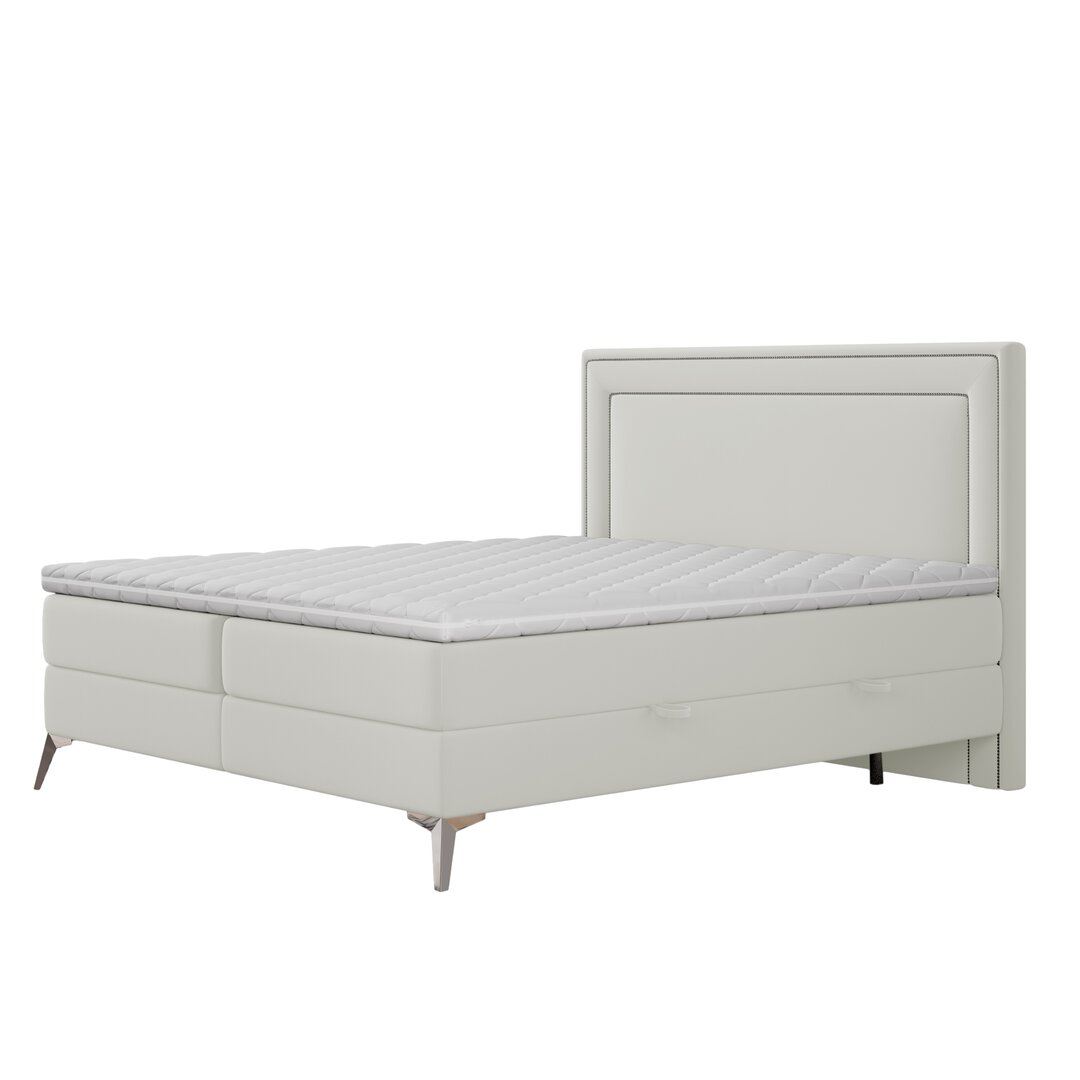 Boxspringbett Jariel mit Topper und Bettkasten