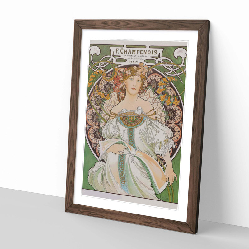Single Picture Frame Print, Walnut