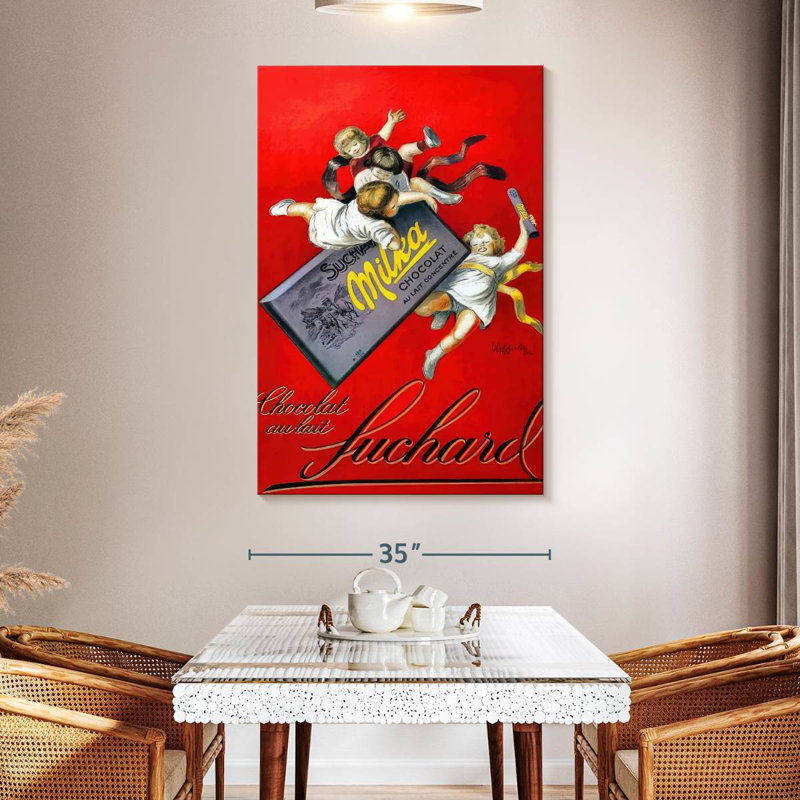 Yarlin Chocolat Suchard, 51" H x 34" W