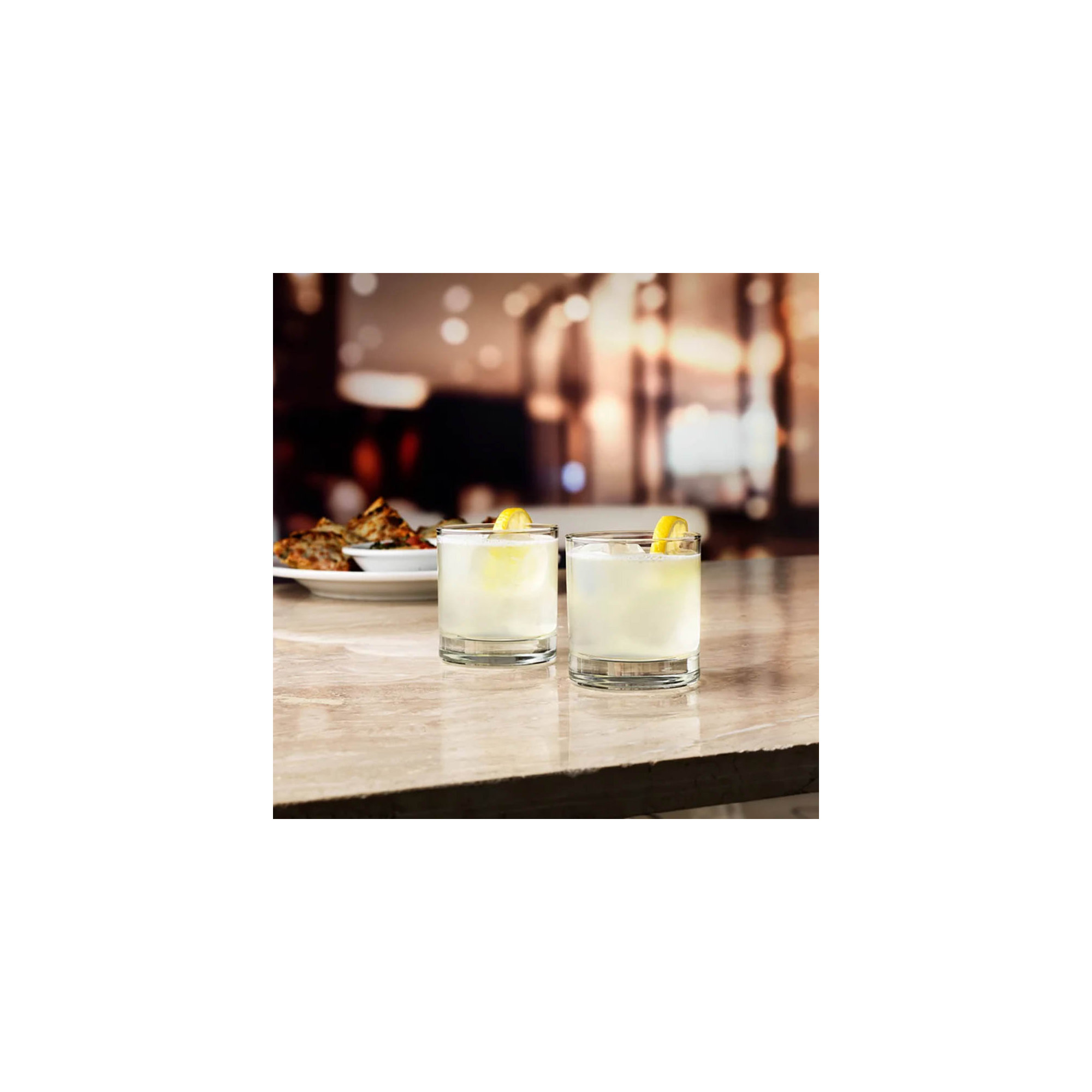 Heavy Base Libbey Rocks Glasses, 8-ounce
