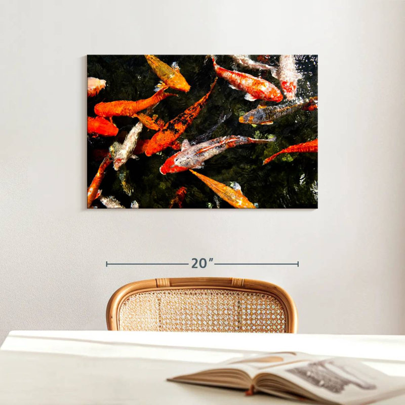 Brampt Lucky Koi Fish Pond, 16" H x 24" W