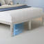Base de lit plateforme en métal avec support de lattes en acier robuste, aucun sommier requis-1410926875-1437585966-1410926886