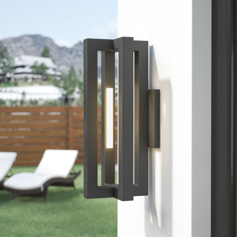 LED Wall Light, Matte Black