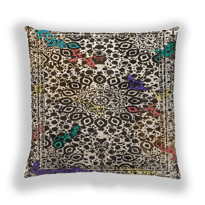 Coussin Abstract 1603, Microsuède