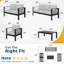 Ensemble de mobilier de patio entièrement en aluminium pour toutes les saisons, ensemble de mobilier d'extérieur 7 personnes avec coussins moelleux, ensemble de conversation d'extérieur 5 pièces avec accoudoirs élargis de 8,1 cm (3,2 po)-88523773