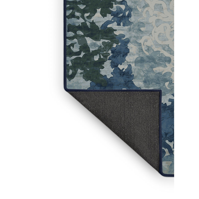 Silky Soft Plush Gray Area Rug, Square 4'