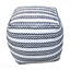 Pouf rembourré en tissu